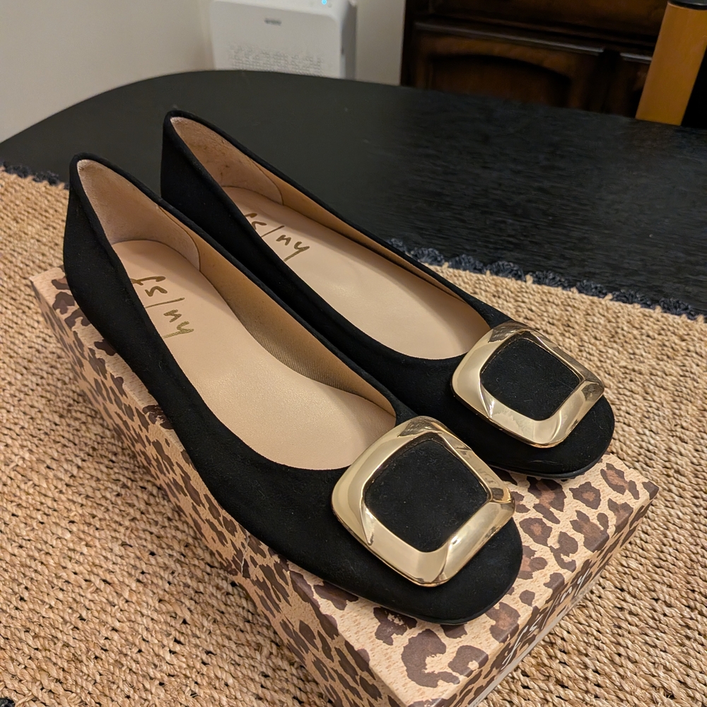 NIB French Sole Gus Suede Flats - Size 7